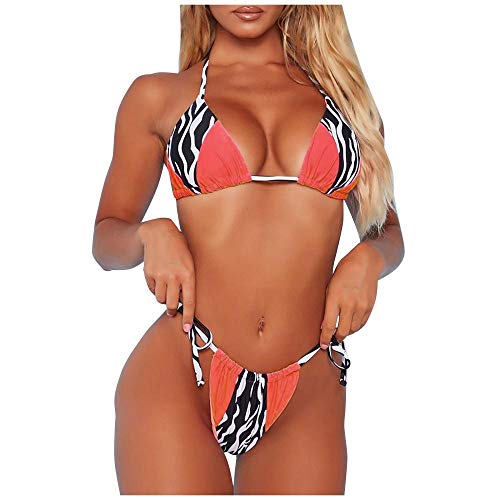 Maillot de bain léopard taille haute anti-ventre rond avec haut rembourré