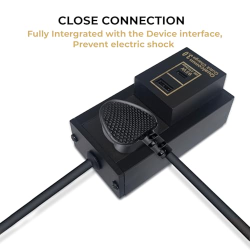 Image of MX Extension Board - Universal 3‑Pin Socket + 95 W USB‑C Power Delivery & USB‑A Port | 1.5 m Heavy‑Duty Cable | Flame‑Retardant Body, Safety Shutter, 6-13 A Rated