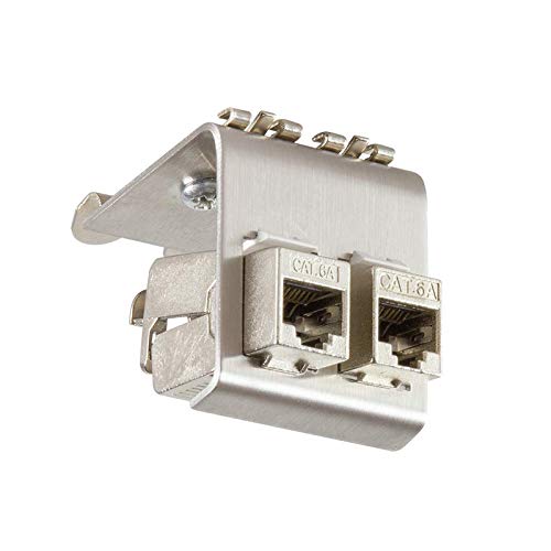 LogiLink Hutschienen-Adapter für 2 Keystone Module (12 Stück) MP0052