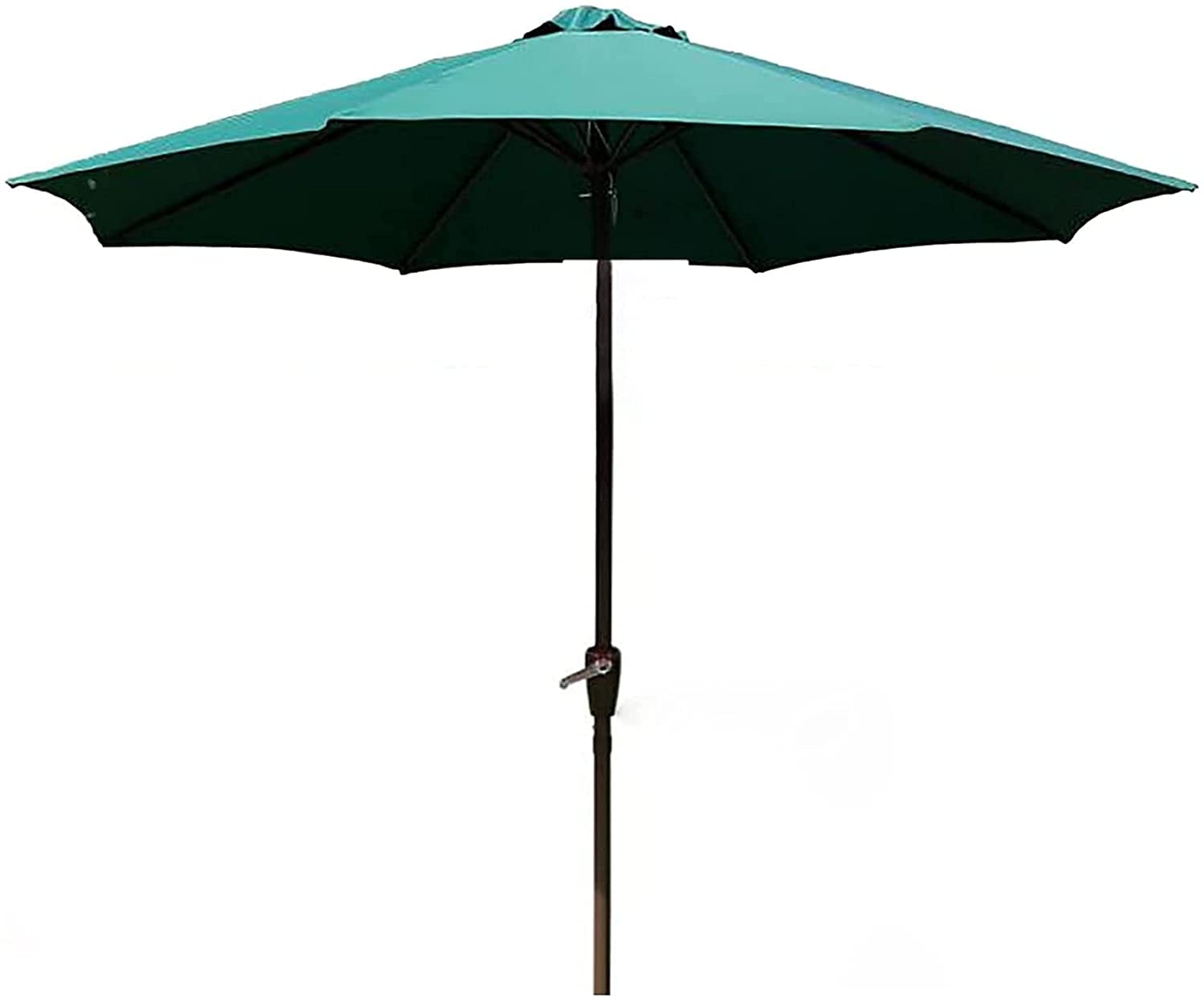 WDSOPK Patio Umbrella Outdoor Patio Parasol Round Courtyard Umbrella for Beach Balcony Pool Lawn BBQ Deck Camping, Garden Patio Umbrella with(Green-2.5X2.7M)