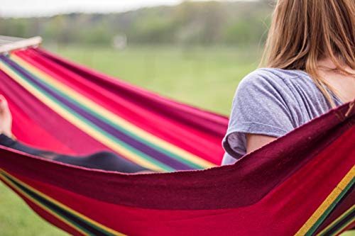 Stansport Cotton Blend Bahamas Hammock - Burgundy (30800-61) #TOP3