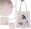 Raven Book Merch Bookish Merch Tote Bag Dark Romance Gift Library Book Lovers Gifts for Readers King Automotive (Raven Tote) #3