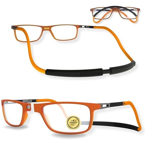 INDESMED Gafas de Lectura Magnéticas Ligereza, Estilo Moderno y Filtro de Luz Azul - Ajuste Preciso Patentado para Hombres y Mujeres - Diseño Elegante y Cómodo (Naranja, 2, Dioptrías) | Ya disponible en tu tienda friki favorita! En mundofriki.es! INDESMED Gafas de Lectura Magnéticas Ligereza, Estilo Moderno y Filtro de Luz Azul - Ajuste Preciso Patentado para Hombres y Mujeres - Diseño Elegante y Cómodo (Naranja, 2, Dioptrías) | Ya disponible en tu tienda friki favorita! En mundofriki.es!