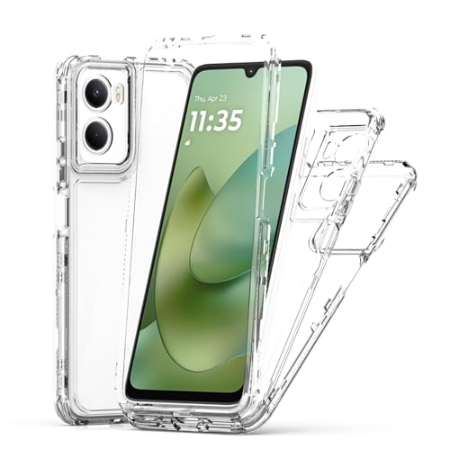 Motorola Moto G06 �N���X�^���N���A�P�[�X�A�ϏՌ��ی�d�b�P�[�X�A�A���`�X�N���b�`�ی쓧���X�����J�o�[ Motorola Moto G06 �p
