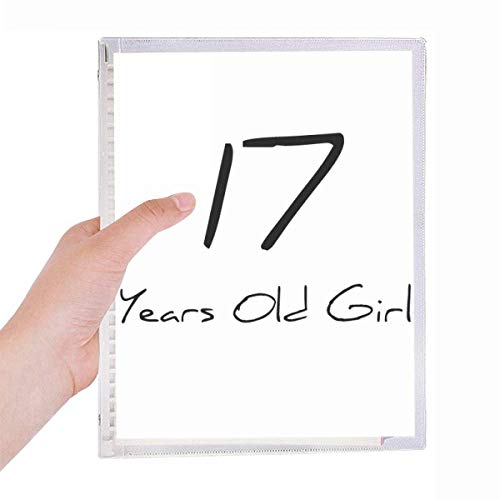 Carnet de notes à spirales rechargeable idée cadeau fille de 17 ans