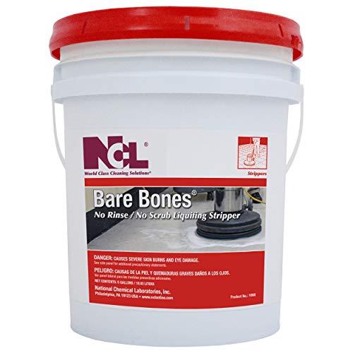 National Chemical Laboratories Inc BARE BONES No-Rinse/No-Scrub Liquifying Stripper 5 Gal. Pail (NCL1058-21)
