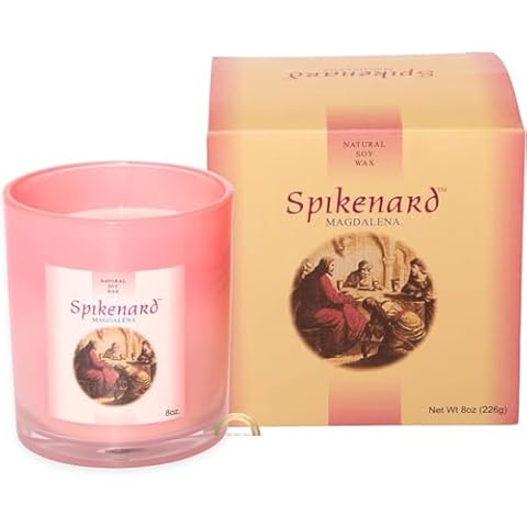 Spikenard Magdalena Classic Candle Jar, 8oz Cover