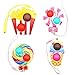 DONY 4 Pcs Frites Mini Pop Porte Clé Toy, Mini Pop Fidget Toy,Mini Rainbow Tie Dye Bubble Wrap Jouet Sensoriel En Silicone, Un Petit Jouet Pour Les Enfants Autistes Pour Soulager Le Stress