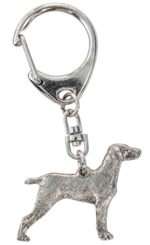 Weimaraner Made in U.K Artistic Style Dog Key Ring Collection