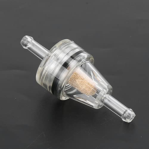 Filtro de gás em linha, substituição de filtro de combustível transparente universal para motociclet