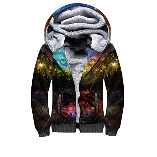 Sweat à capuche 3D polaire zippé pour rester au chaud sans transpirer XL