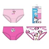 3-teiliges Set mit Minnie-Minnie-Unterhosen für Mädchen, 3-teiliges Minnie-Design, für den täglichen Gebrauch, bunt, 4-5 Jahre