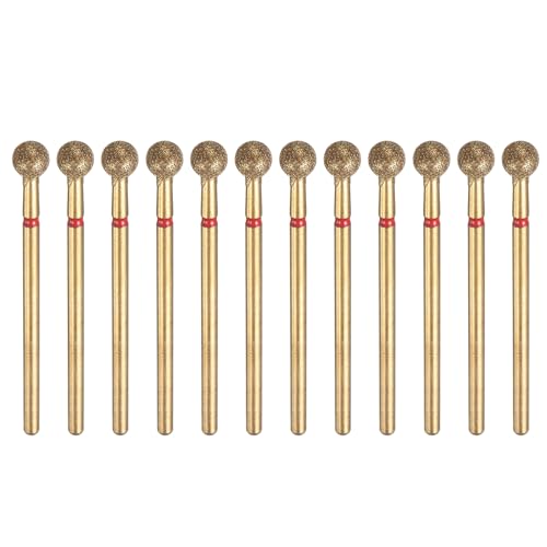Juego de 12 fresas diamantadas 5mm para pulir y lijar miniatura 1