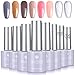 Produktbild Skymore 8 Stück UV Farbgel Set, UV Nagellack UV Gel Nagelgel Set, UV Farben Nail Gel Polish für Nagel-Design, Nagel Kunst Farbgel Nagelgel
