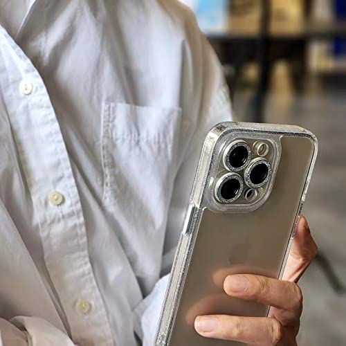 Coque antichoc iPhone 13 Pro en verre avec protection d'objectif photo intégrale noire - 3