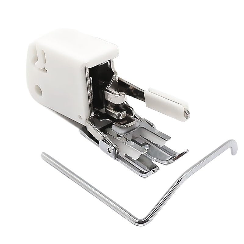 1 Pezzo di Ricambio for Macchina da Cucire, Piedino premistoffa a Trasporto Uniforme for Attacco Basso Janome Brother Singer Sew Accessories #214875014