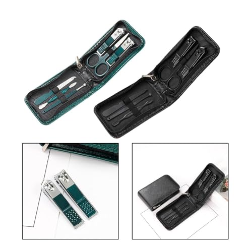 Image of Premium Nail Clipper Kit - Stainless Steel Manicure & Pedicure Set - Nail Care Tools for Hand & Feet - Includes Clippers, Cuticle Trimmers, File, Tweezers for Facial, Hand & Foot Care