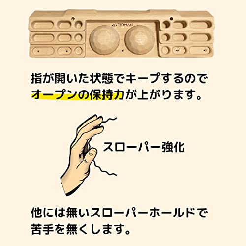 VEROMAN ボルダリングホールド 木製カチ