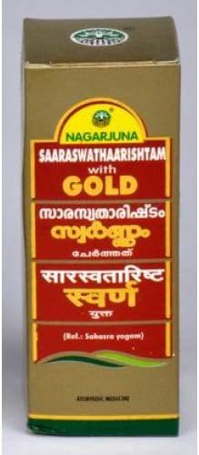 Nagarjuna Saaraswathaarishtam with Gold (25 ml) (Pack of 2)