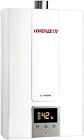 LORENZETTI Aquecedor de Água a Gás LZ 1600 DE GN Digital 15 L/Min, Branco