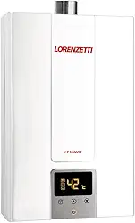 LORENZETTI Aquecedor de Água a Gás LZ 1600 DE GN Digital 15 L/Min, Branco