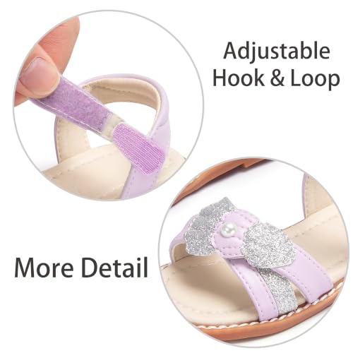 Image of ESTINE Girls Sandal Dress Shoe for Toddler /Little Kid Party School Shoe