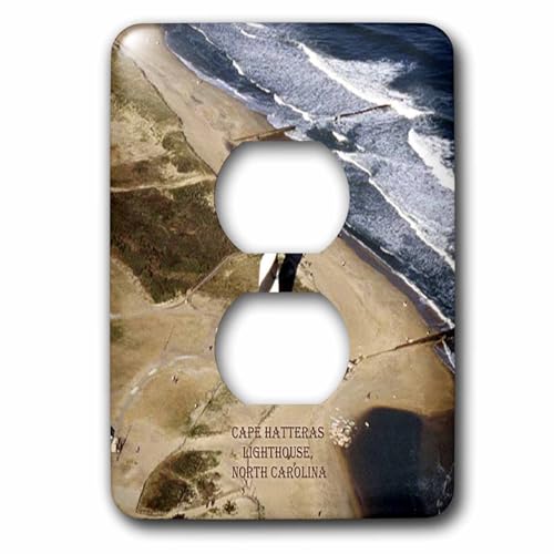 Cape Hatteras Phare 3dRose lsp_55279_1 Interrupteur Mural 15,2 cm