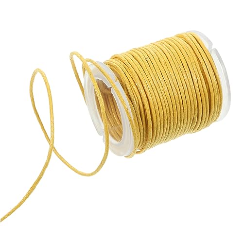 Cordon en coton ciré 1mm résistant et imperméable pour enfilage de perles NUOBESTY