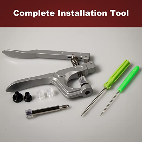 504 Sets Plastic Snaps And Tool Set, T5（12Mm/0.47") Snaps Fasteners Starter Kit With Snap Pliers For Sewing, Clothing, Diy Crafts #TOP3