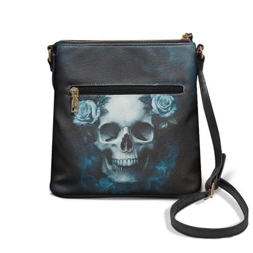 Image of Leather Purses for Women, Leather Hobo Bags for Women Travel Sling Purse Triple Zippered Pockets Shoulder Bag