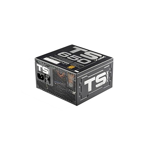 XFX TS - Fuente de alimentación (650W), Negro