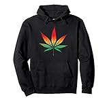 Cannabis Hanf Hanfblatt Marihuana THC Kiffen Gras Pullover Hoodie
