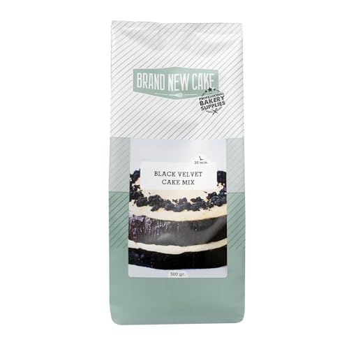 BrandNewCake® Mezcla para Pastel de Terciopelo Negro 500gr - Fácil de Preparar y Delicioso