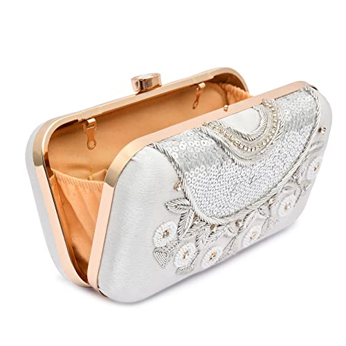 Image of For The Beautiful You Neck Embroidered Women's Clutch