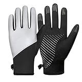 TOMUST Reflective Gloves, Touch Screen Windproof Waterproof, Non-Slip Palm, High Visibility for...