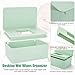 Baby Wipes Dispenser, Wipe Holder for Baby & Adult,Keeps Wet Tissue Fresh, Non-Slip Wipes Case, Flushable Wipe Container with Sealing Design Lid