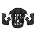 Leatt Inner Liner Kit 8.5/9.5 Off-Road Motorcycle Helmet Accessories - Black/Medium
