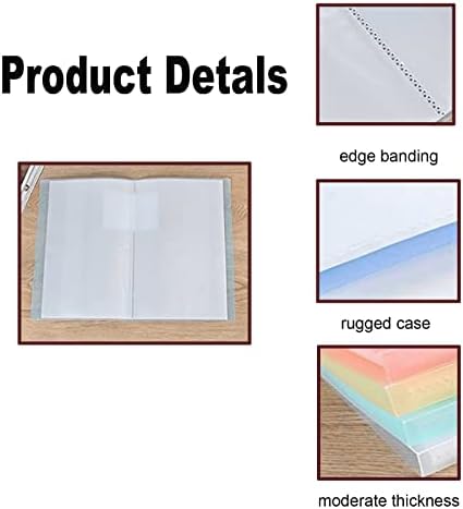 SoeHong A3 30 Pags Diamond Painting Storage Book, 30 Clear Pockets Sleeves Protectors Art Portfolio Book, Painting 30 Pages Storage Book Waterproof Diamond Drawing Holder, Red