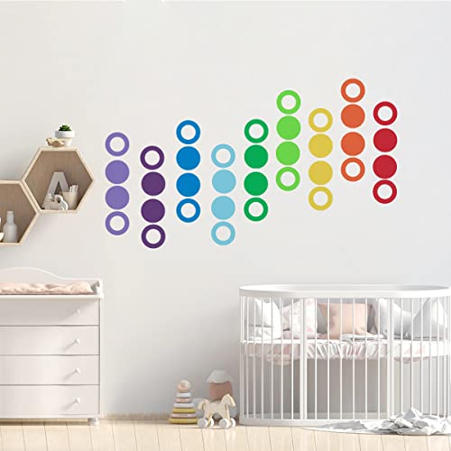 4 Inch Circle Wall Decals Abstract Wall Decal Modern Polka Dot Decals Minimalist Wall Stickers Removable Peel And Stick Wall Decals For Living Room Office Farmhouse Decor #TOP2