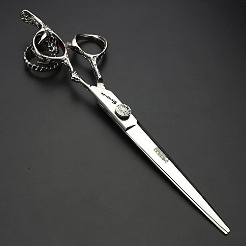 6/7-inch Professional Hair Clipper Set, Stainless Steel Hair Clippers, Exclusive for Hairdressers. (7-in Cutting Scissors)