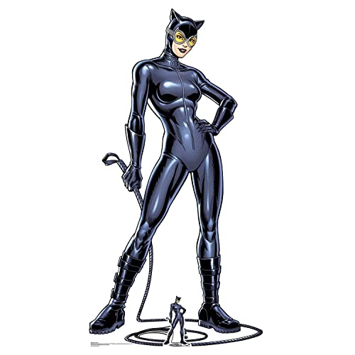 Catwoman avec fouet grandeur nature silhouette carton Star Cutouts SC1456