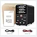 WANPTEK POWER DC Power Supply Variable 30V 10A Bench Power Supply with Output Switch/OCP, Adjustable Lab Power Supply with 4-Digits LED Display/USB Fast Charge Port/Encoder Knob