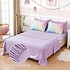 Drucon Rainbow Comforter Set Twin Size for Teen Girl &Boys,6 Pieces Bed in A Bag Blue Blush Rainbow Bedding Set Twin Size(1 Comforter, 1 Flat Sheet, 1 Fitted Sheet, 1 Pillow sham, 2 Pillowcases) #3