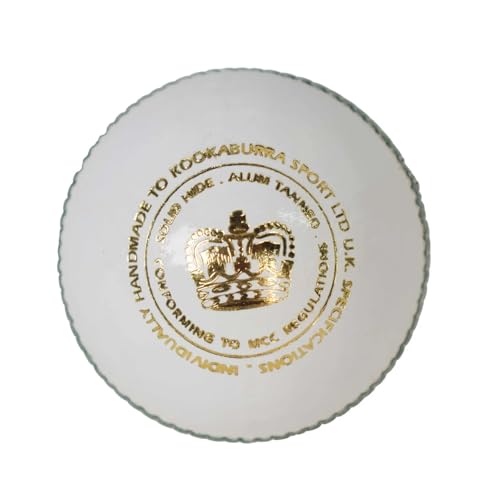 Image of Kookaburra Speed White Cricket Ball, Leather