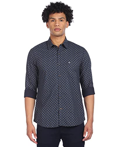 Image of Arrow Sports Men's Printed Slim Fit Shirt