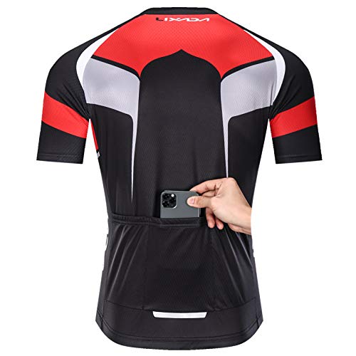 Maillot de cyclisme hommes pour sorties route et VTT en été