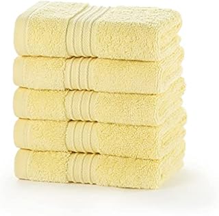 Style Spot 700 GSM Extra Thick Plush Royal Luxury Egyptian Cotton Towels Highly Absorbent Durable Hotel & Spa Bathroom (Set of 4) Machine Washable (Silver, Hand Towel)
