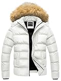 Pursky Mens Puffer Jacket with Hood Men Winter Coats Bubble Coat Men's Water-Resistant Insulated Down...