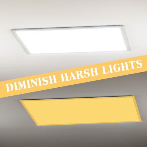Image of 6 Pcs Light Covers for Ceiling Lights Classroom,Colorful 3 | Magnetic Light Covers Classroom Filters, 4 x 2 ft, Room Office School Supplies, Reduces Fluorescent /LED Glare and Eye Strain