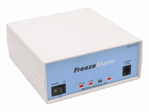 Control Products Deluxe FreezeAlarm Custom Dual Temperature Power Alarm FA-D2 with Remote Switch